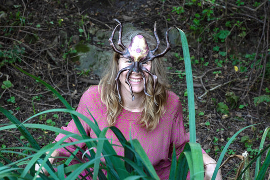 Spider Handmade Leather Mask for Masquerade / Halloween / Cosplay Masks