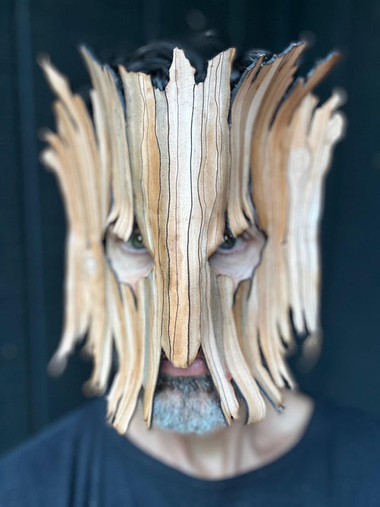 Tree Spirit Handmade Leather Mask for Masquerade / Halloween / Cosplay Masks