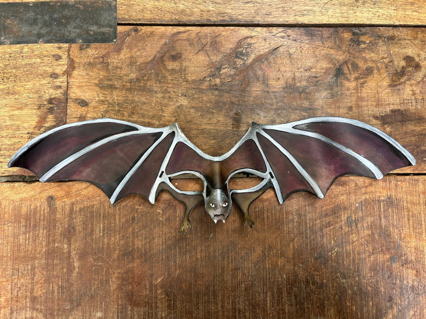 Badass Bat Handmade Leather Masquerade Halloween Mask