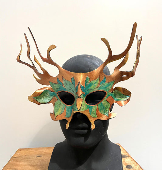 Fawn Deer Handmade Leather Mask for Masquerade / Halloween / Cosplay Masks