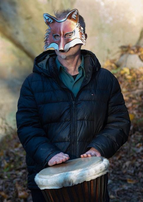 Fox Mask Handmade Leather Masks for Masquerade / Halloween / Cosplay