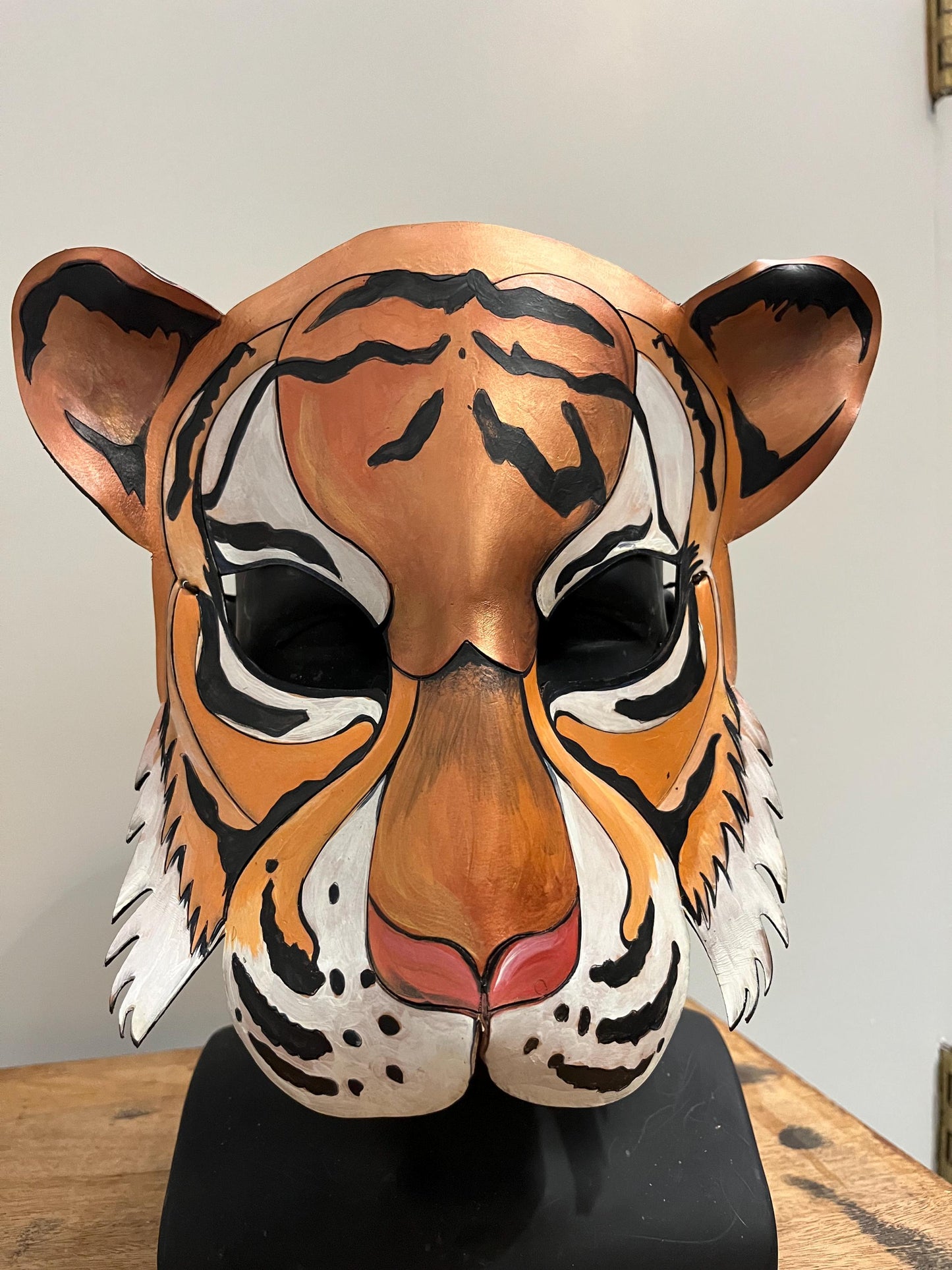 Tiger Handmade Leather Mask for Masquerade / Halloween / Cosplay Masks