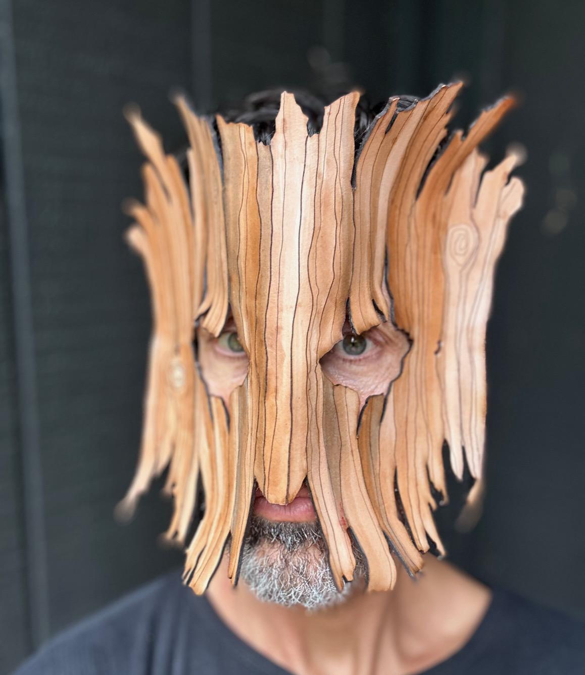 Tree Spirit Handmade Leather Mask for Masquerade / Halloween / Cosplay Masks