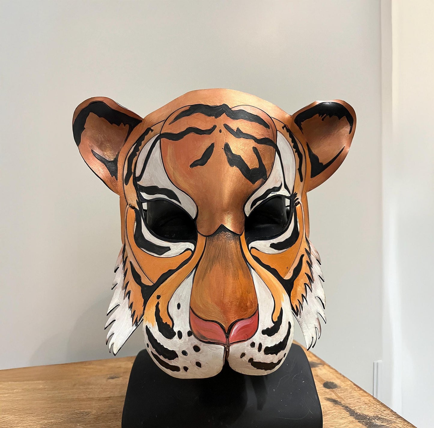 Tiger Handmade Leather Mask for Masquerade / Halloween / Cosplay Masks