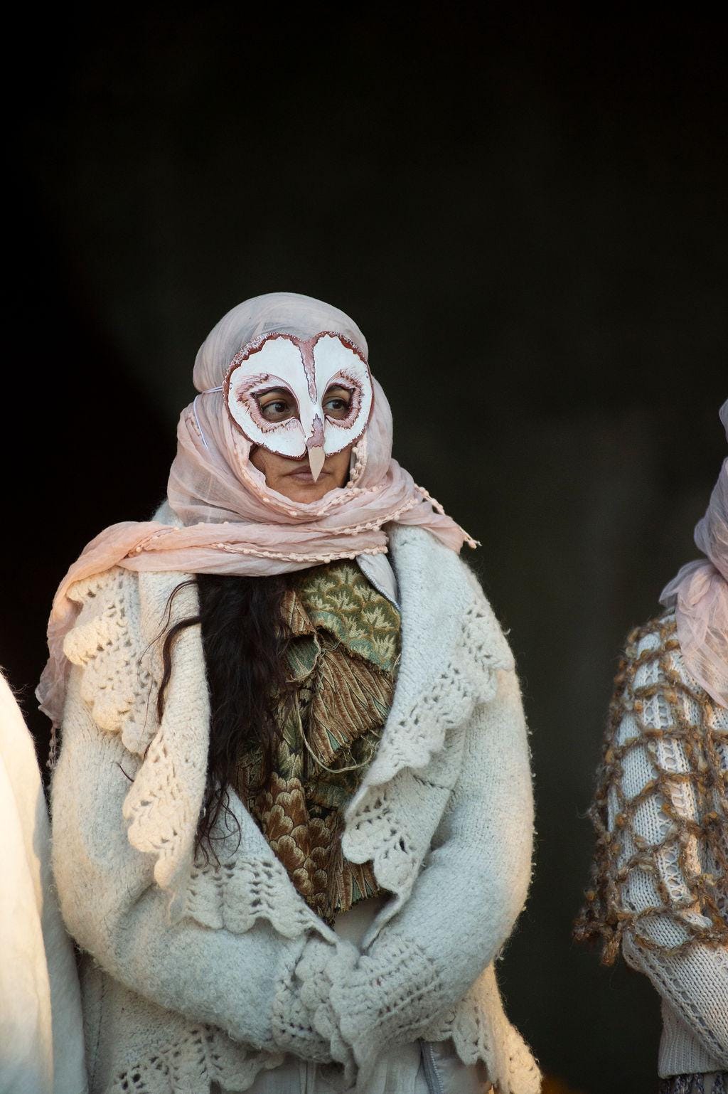 Barn Owl Handmade Leather Mask for Masquerade / Halloween / Cosplay Masks