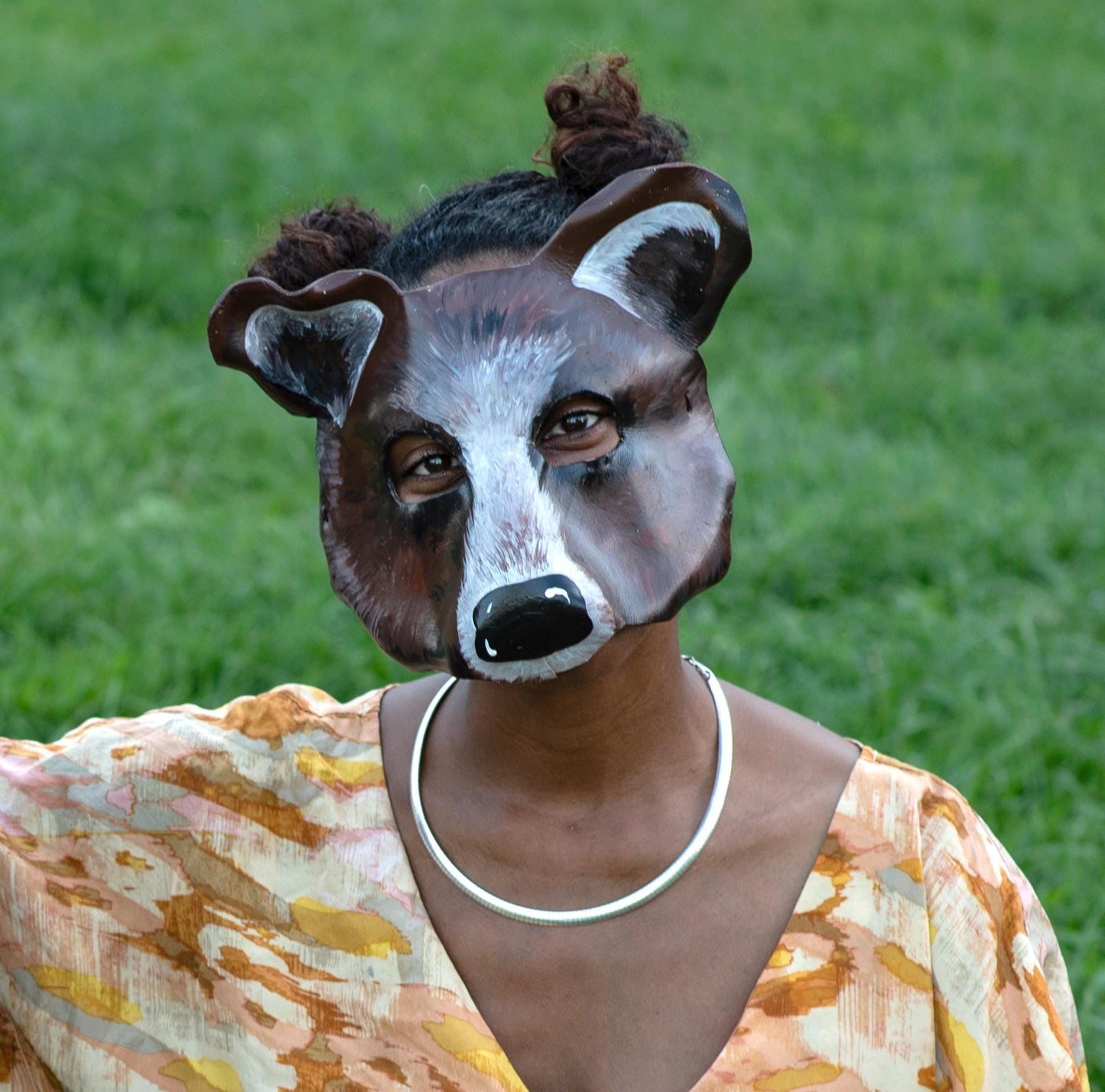 Bear Mask Handmade Leather Masks for Masquerade / Halloween / Cosplay